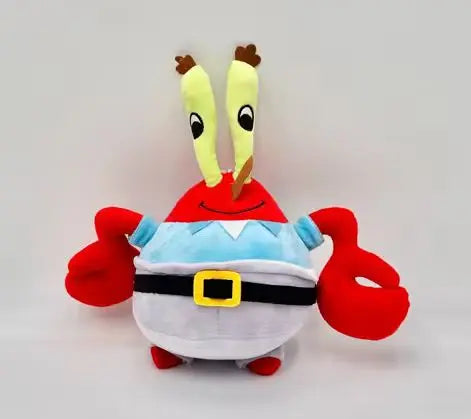 Peluche Mr. Krabs - Le Capitaine (Yeux Durs)