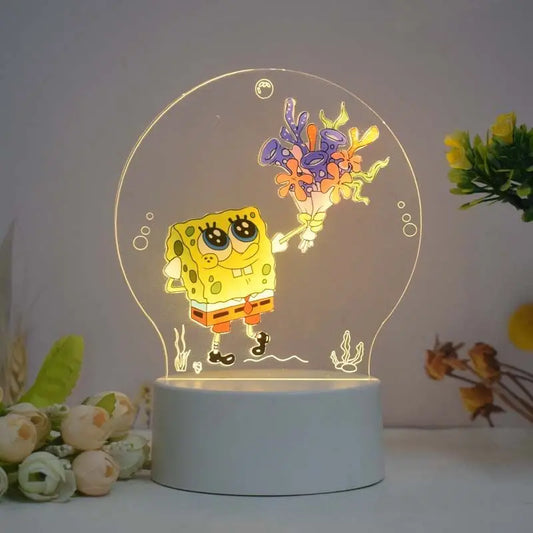 Nachttischlampe Spongebob Schwammkopf – Herzen & Liebe