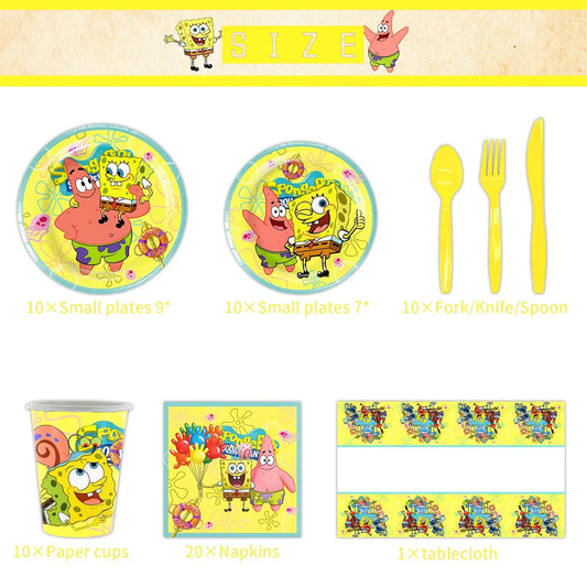 Platzset SpongeBob Schwammkopf - Sunny Yellow