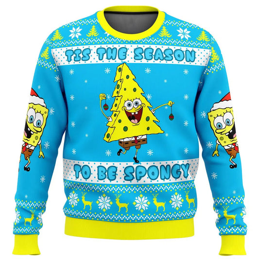 Pull de Noël Bob L'Éponge - Tis The Season (Sapin)