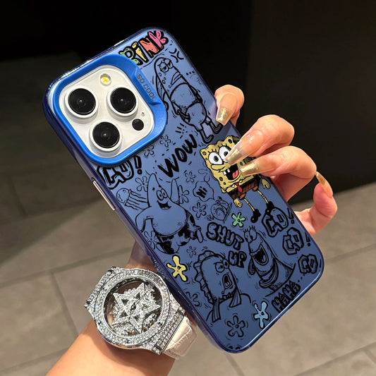 Spongebob Hülle - Street Art Graffiti Blau Modell