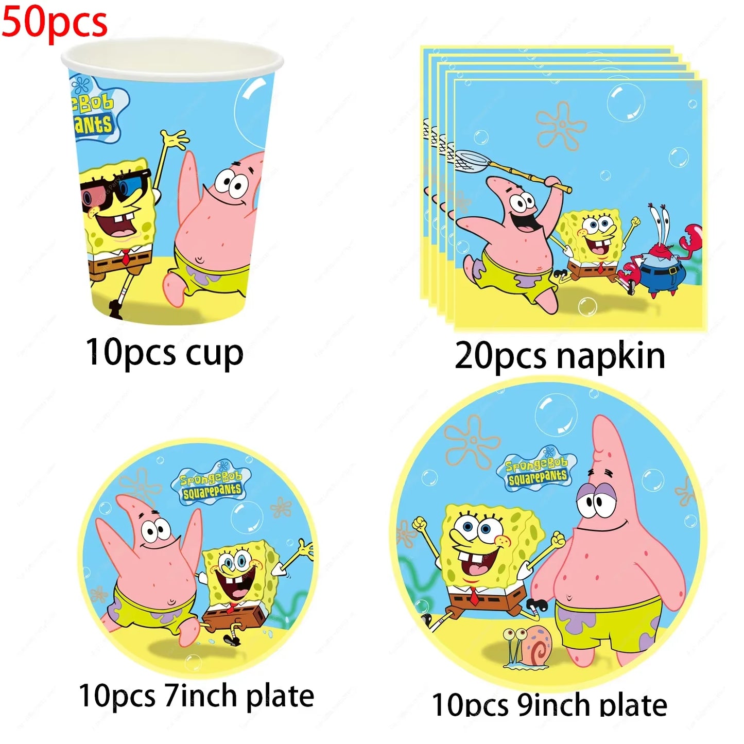 SpongeBob Tableware - Go Party