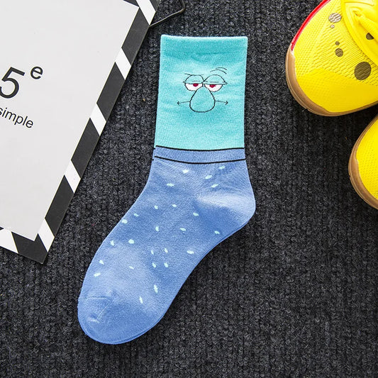 Socken SpongeBob - Thaddäus Tentakel
