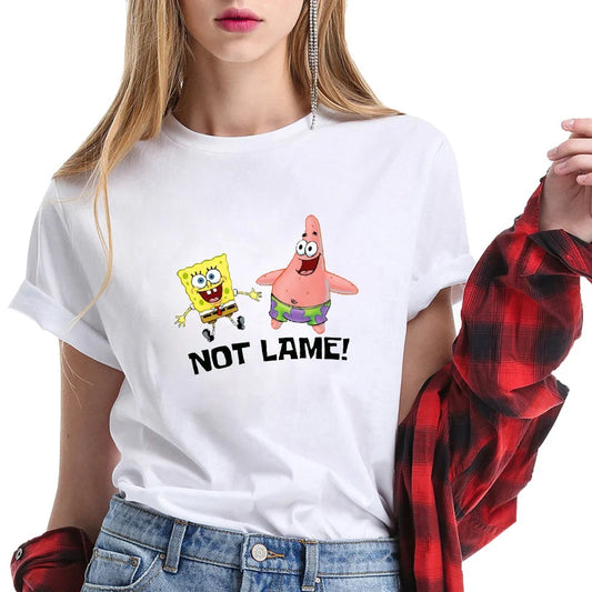T-Shirt Bob l'Éponge - Duo "Not Lame"