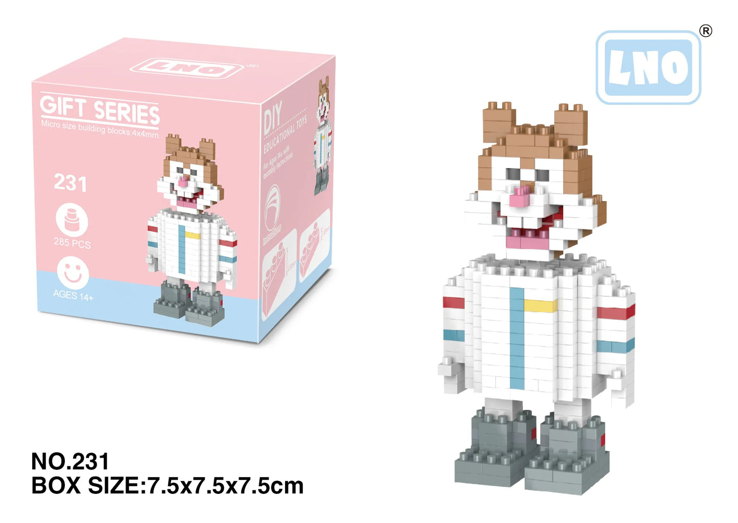 LEGO Nanoblock SpongeBob Figur - Sandy Cheeks