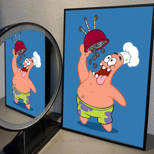 Poster Spongebob Schwammkopf – Patrick Grillmeister