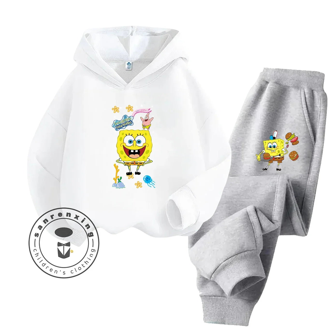 Ensemble Jogging Enfant Bob L'Éponge - Jaune Éclatant