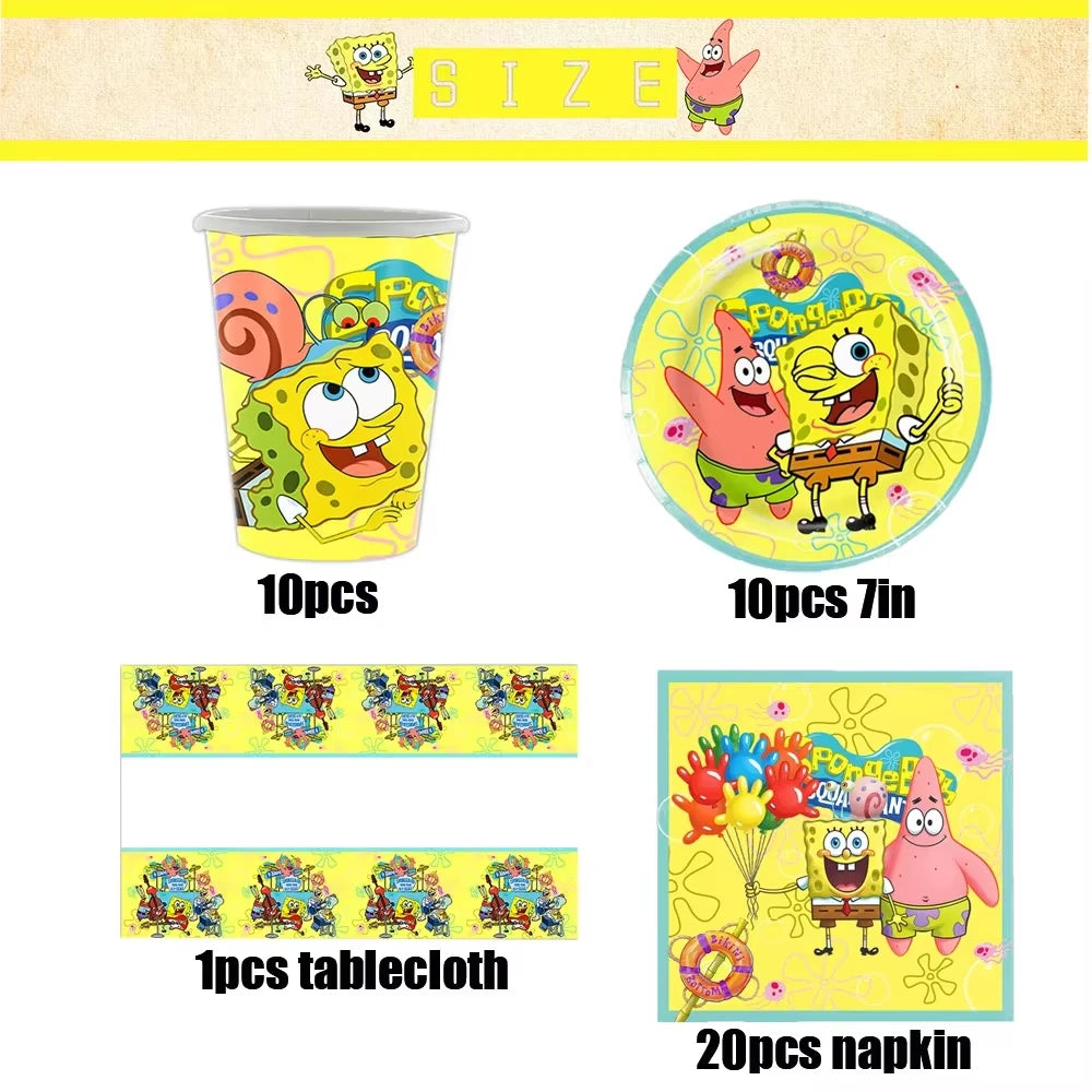 SpongeBob Schwammkopf Brille - Party-Stil