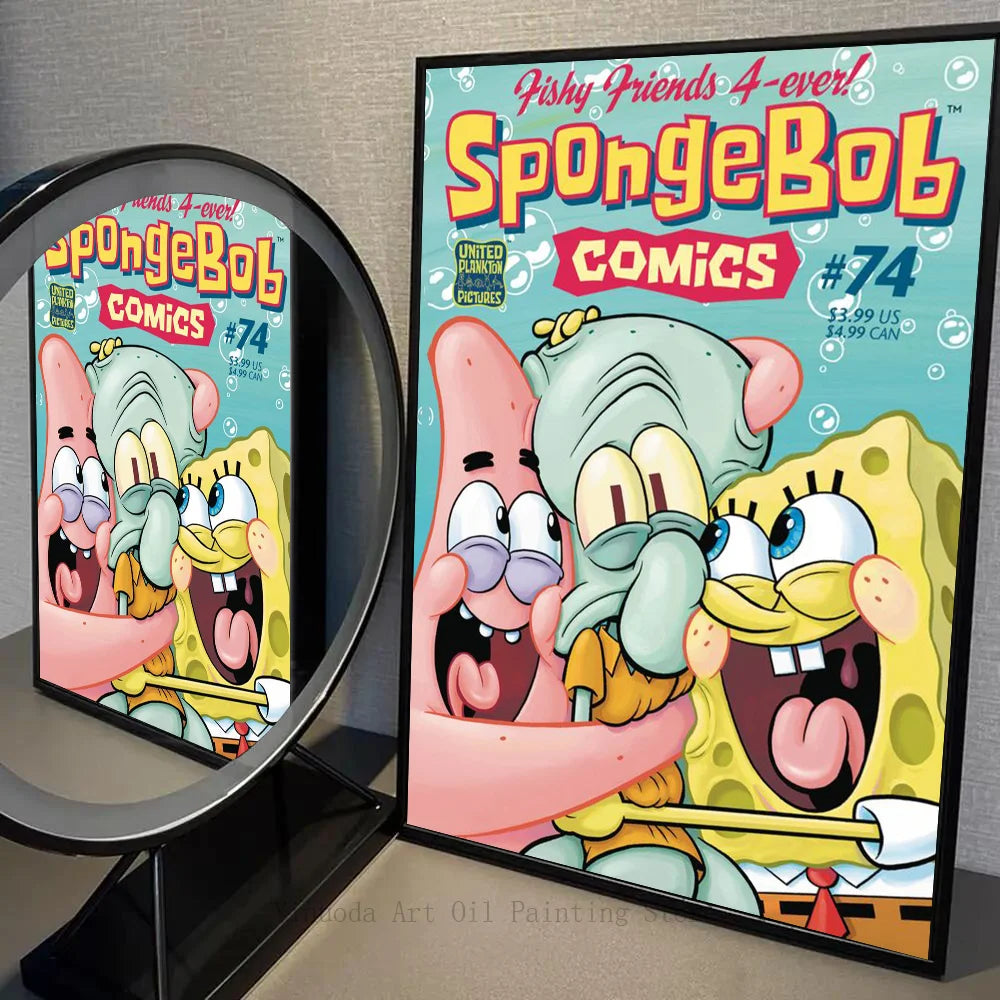 Poster Spongebob Schwammkopf – Beste Freunde für immer