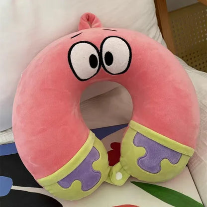 Patrick The Star Travel Pillow - Soft Headrest