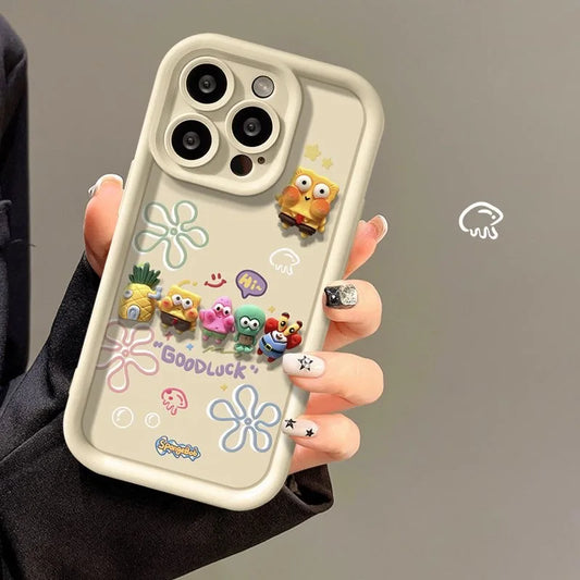 Spongebob Hülle - Modell Familie 3D Beige