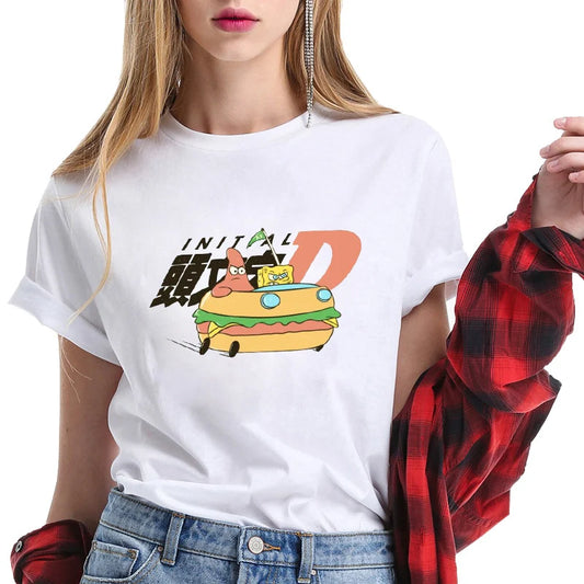 T-Shirt Bob l'Éponge - Bob & Burger Inversé