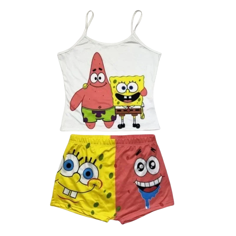 SpongeBob Set – Trägershirt und Shorts