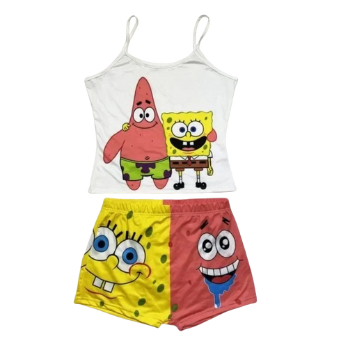 SpongeBob Set – Trägershirt und Shorts