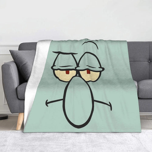 SpongeBob Decke – Modell Zoom Gesicht Thaddäus Langeweile