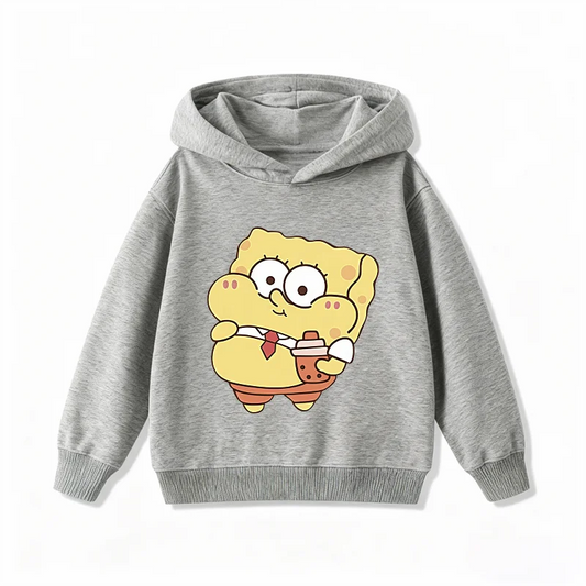 Grauer SpongeBob Hoodie - Mittagspause