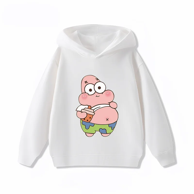 White Patrick Sweatshirt - Sauce Stain (Funny)