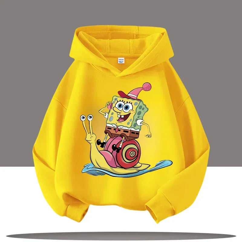 Hoodie Jaune Bob L'Éponge - Course Lente