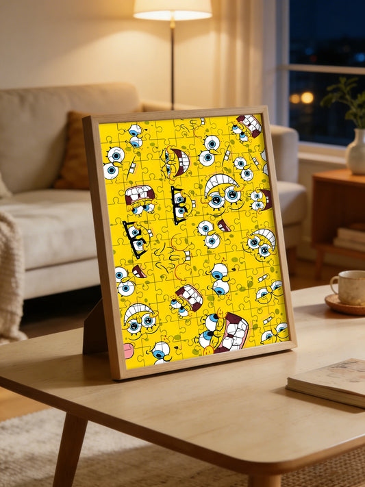 Puzzle SpongeBob - Gelbe Gesichter