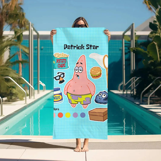 Bob der Schwamm Strandtuch – Modell Patrick Star Signature