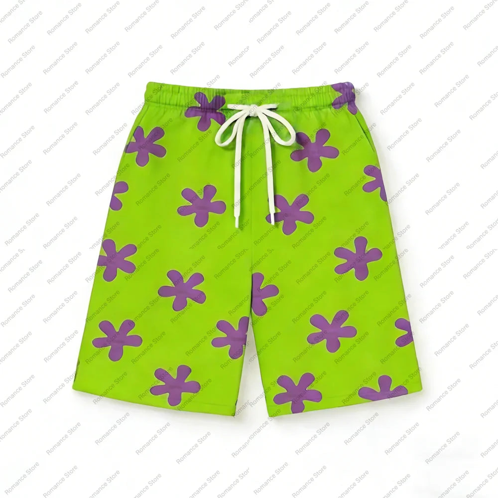 Badeshorts SpongeBob Schwammkopf – Blumen Gary