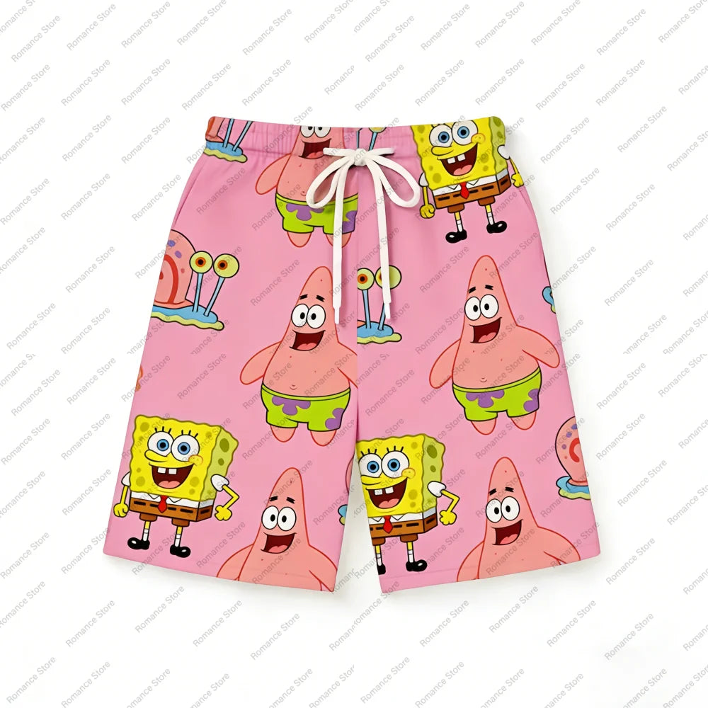 Short de bain Bob l'Éponge : duo Bob et Patrick