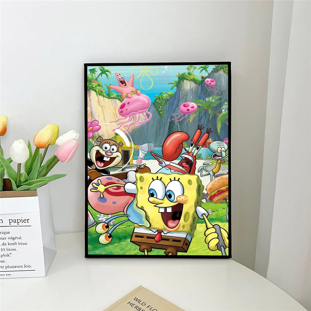 Poster SpongeBob Schwammkopf – Gruppenselfie