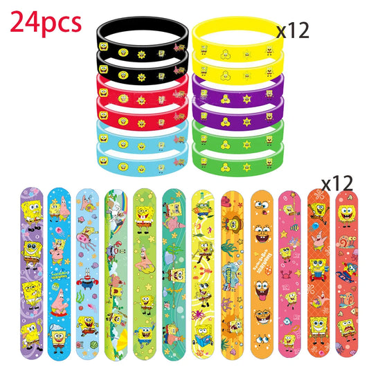 SpongeBob Armbänder – Silikon & Slap