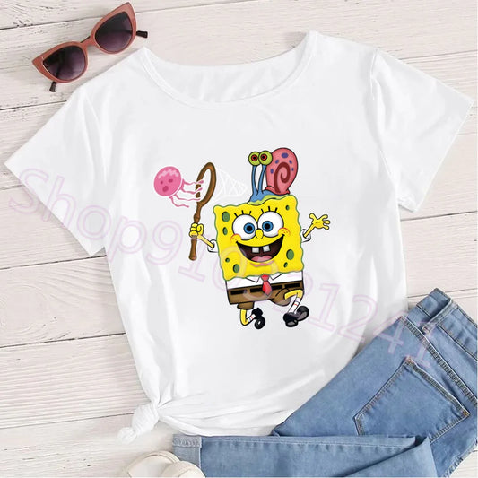 T-Shirt Bob l'Éponge - Chasse aux Méduses