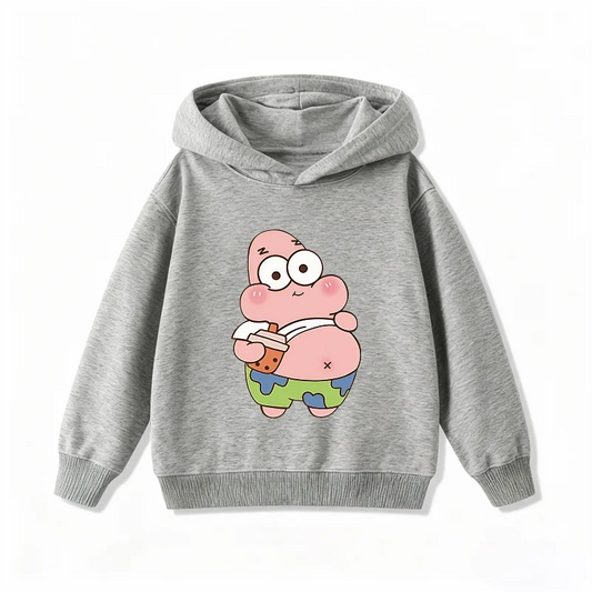 Grauer Patrick-Sweater - Zuviel gegessen