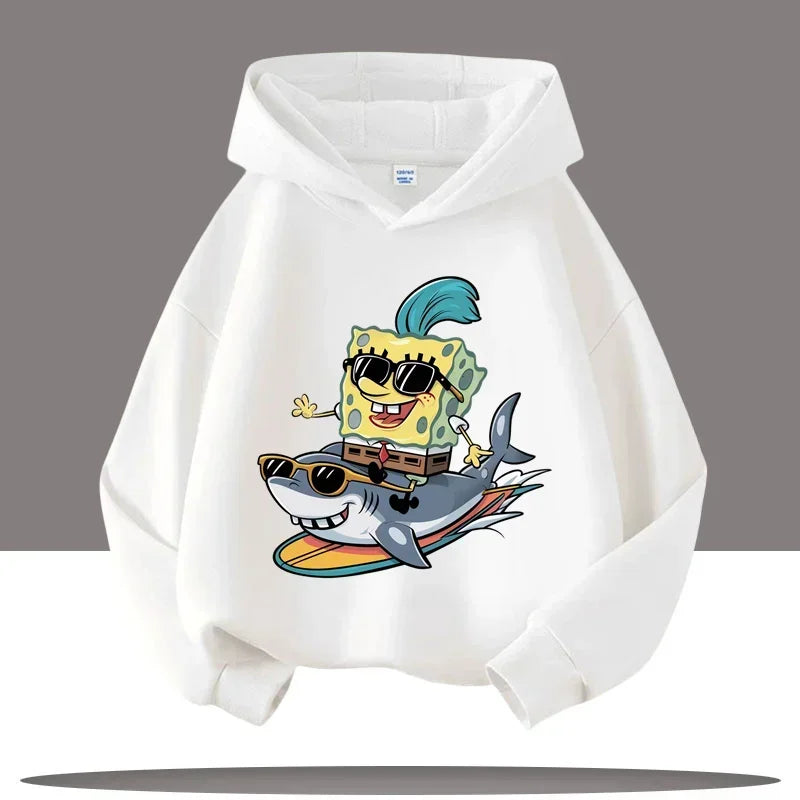 SpongeBob White Sweatshirt - Ocean Adventure