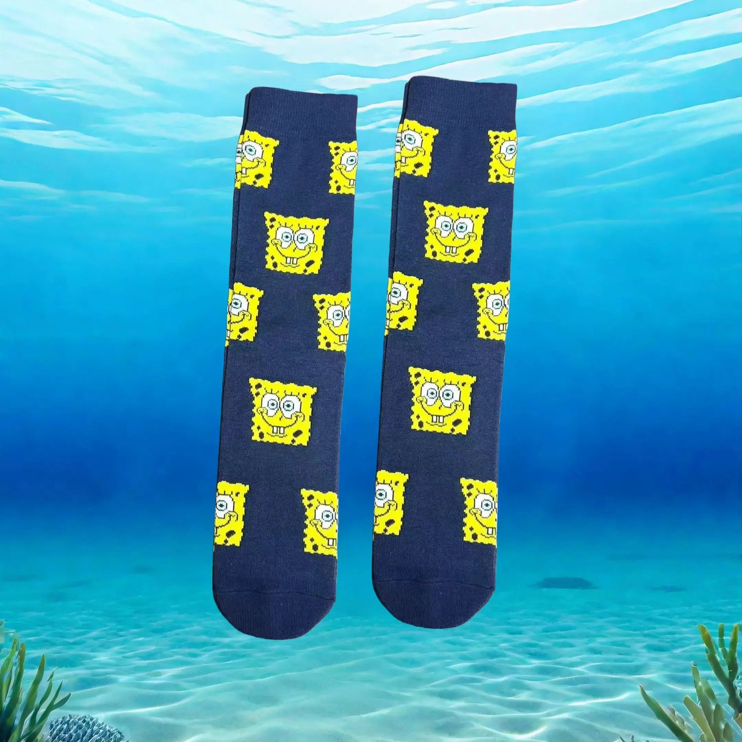 Socken Spongebob Schwammkopf - Duo Marineblau