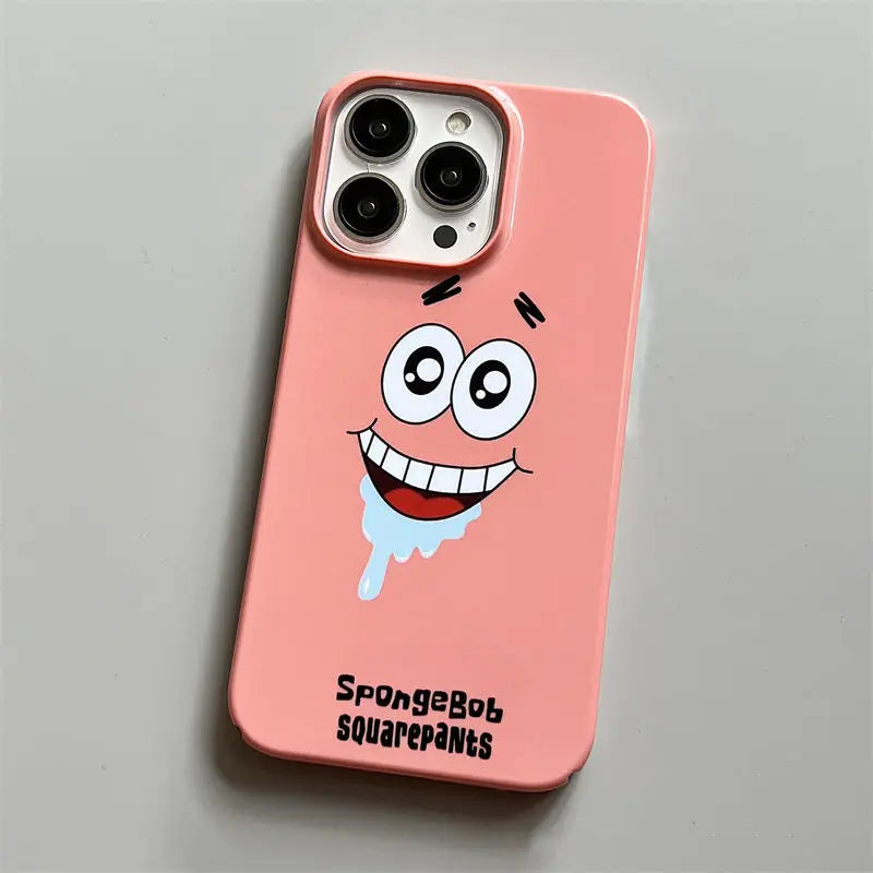 Coque iPhone Patrick - Rose Poudré (Bave)