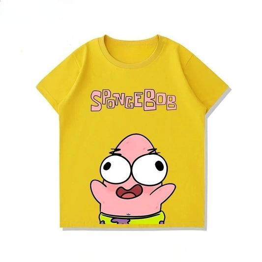 T-Shirt Spongebob - Patrick Fröhliches Gelb
