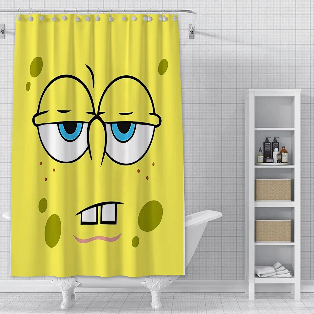 Duschvorhang SpongeBob – Blasiertes Gesicht