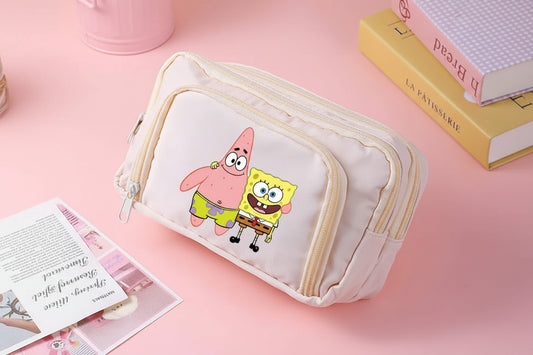 Doppel-Federmäppchen Spongebob - Duo Patrick und Spongebob