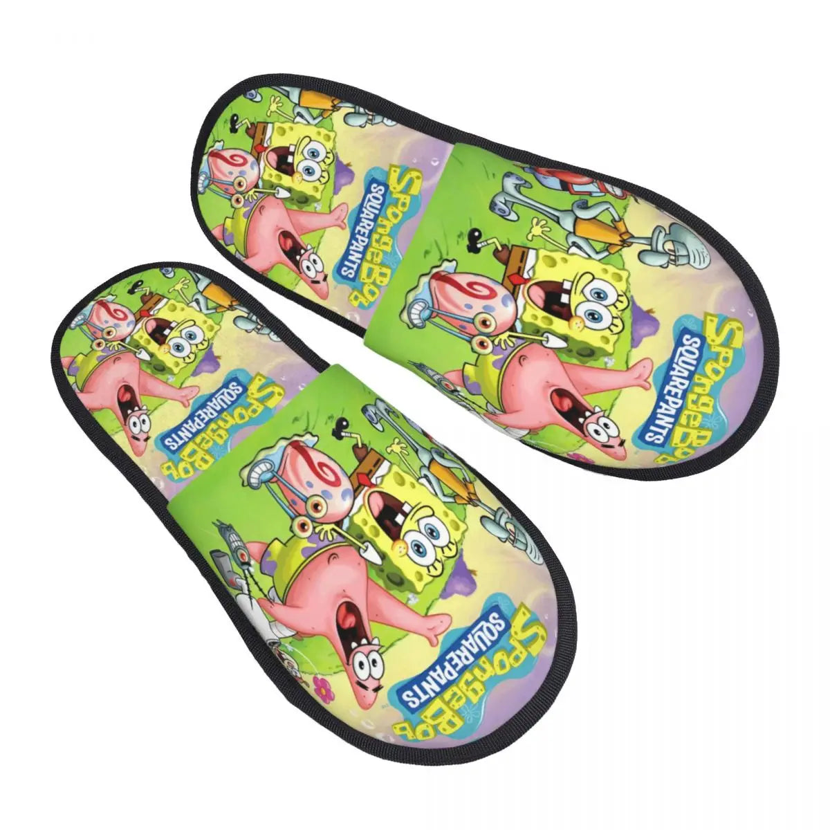Hausschuhe SpongeBob Schwammkopf – Tropisches Muster