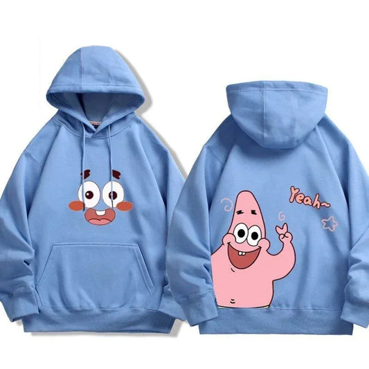 Kapuzenpullover SpongeBob Schwammkopf – Hellblau (Patrick Star)