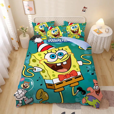 SpongeBob SquarePants Duvet Cover - Christmas in Bikini Bottom Model
