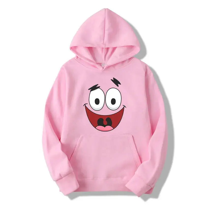 Patrick Hoodie - The Silly Smile (Pink)