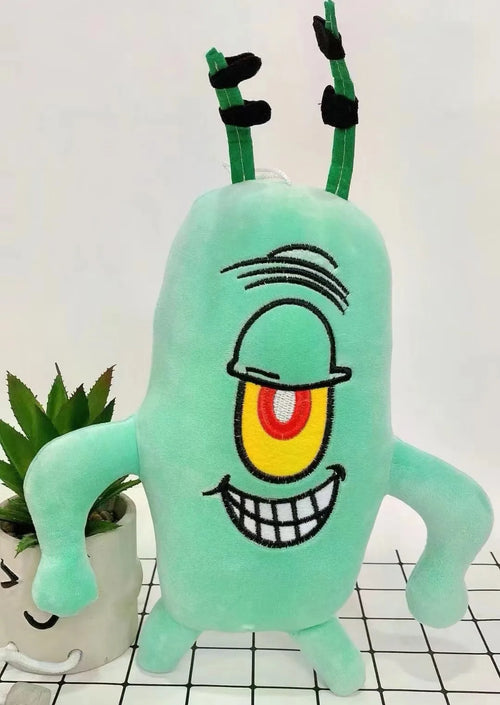 Peluche Bob l'Éponge - Plankton Bras Ouverts