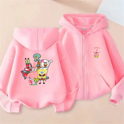 Girls' SpongeBob Hoodie - Candy Pink