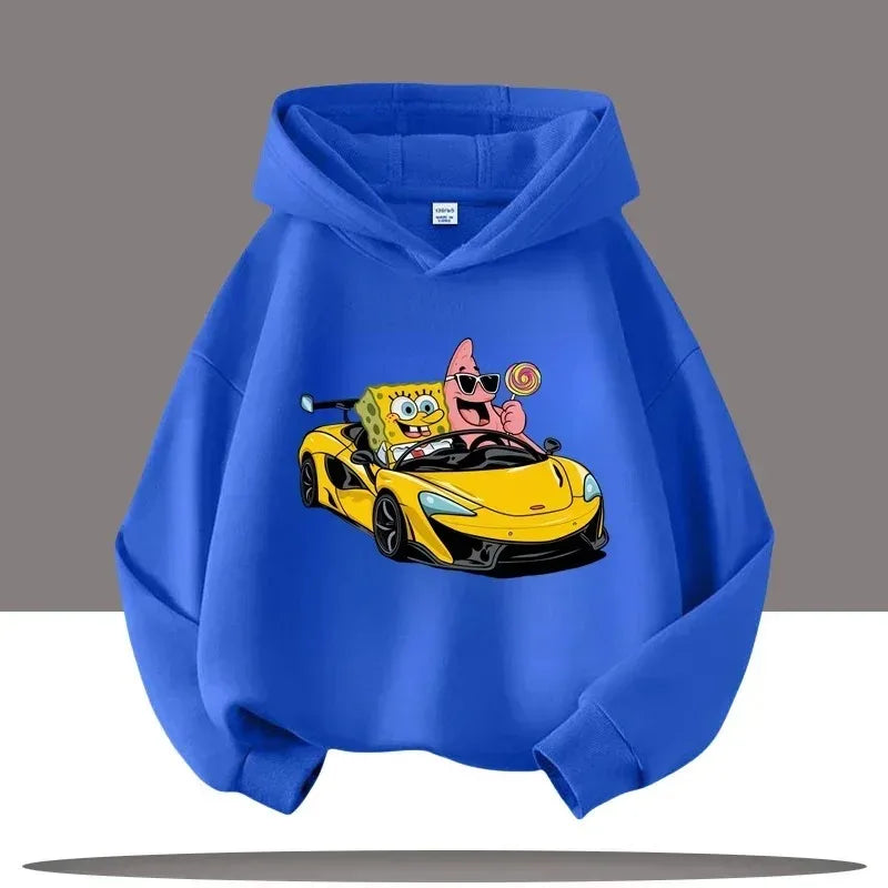 Royal Blue SpongeBob Sweatshirt - Turbo Driver (SpongeBob Kart)