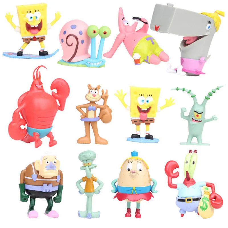 SpongeBob Figuren – Mega Pack 12 Stk.