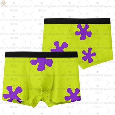 Boxer Bob l'Éponge - Fleurs Hawaïennes